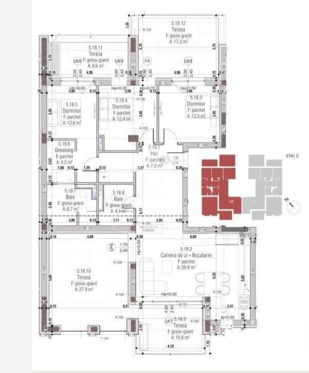 Apartament 4 camere în zona CIPARIU-1013234