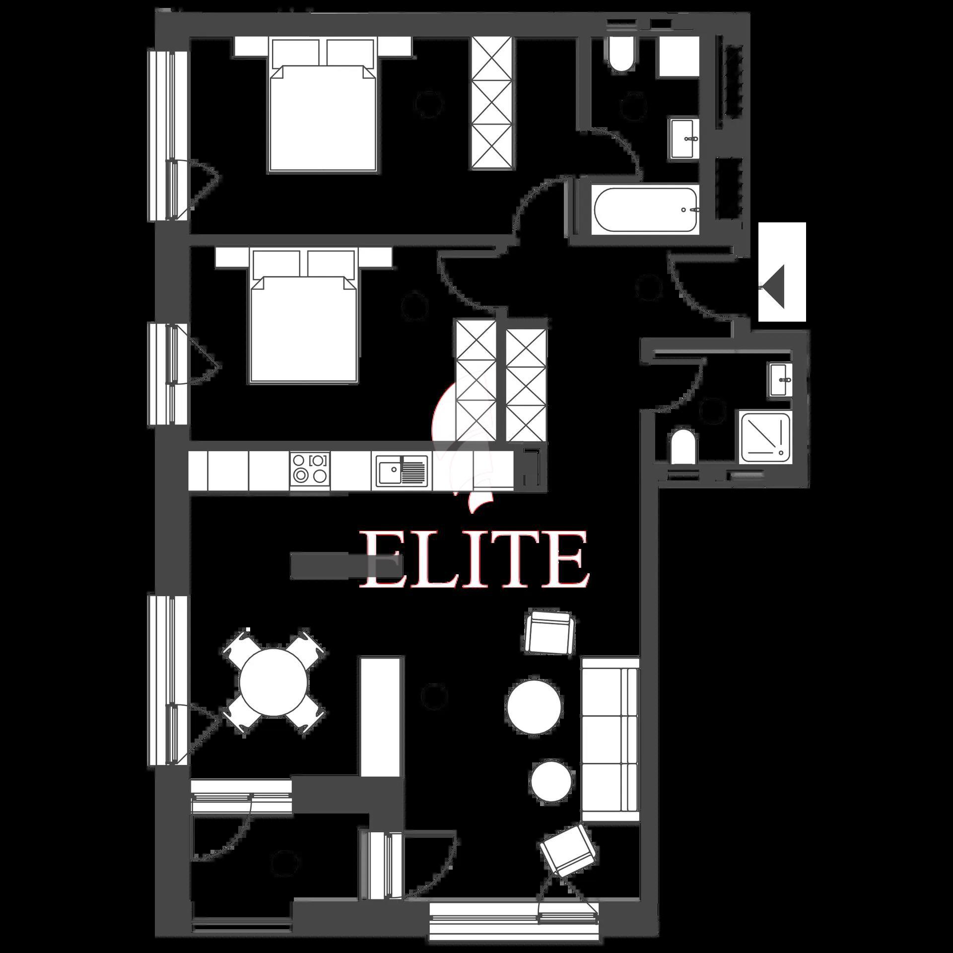 Apartament 3 camere în zona PIATA MIHAI VITEAZUL-1146455