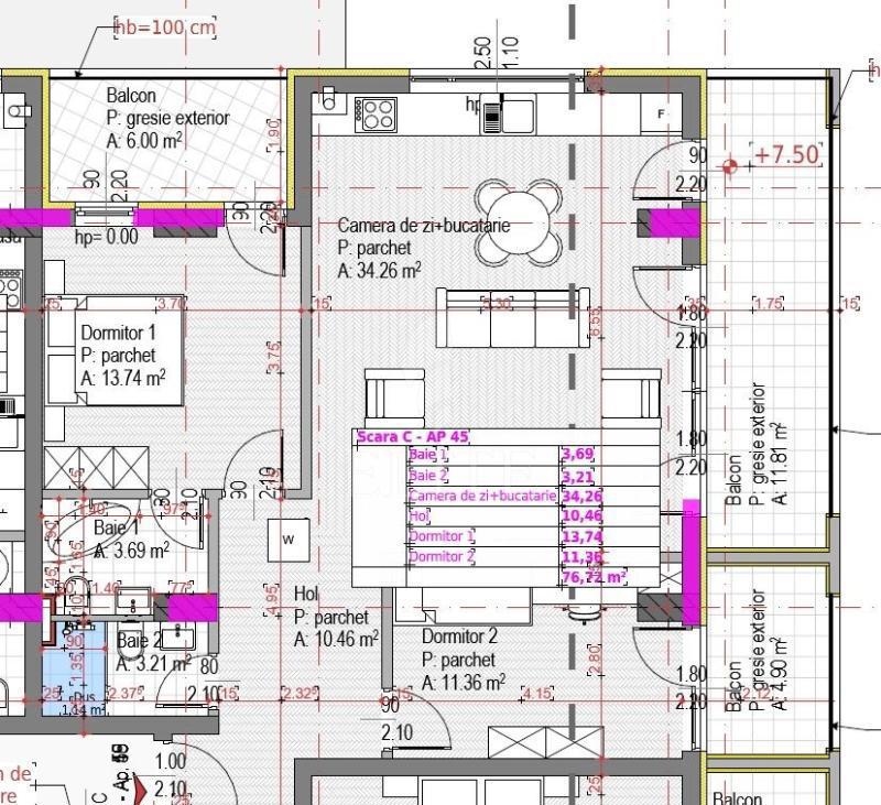 Apartament 3 camere în zona BAZA SPORTIVA-1175927