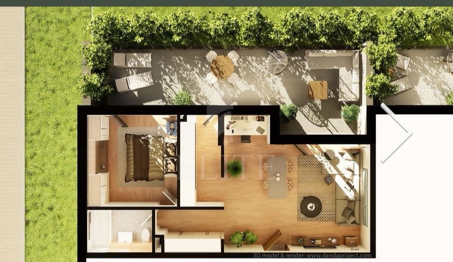 Apartament 2 camere în zona INTRE LACURI-1195702