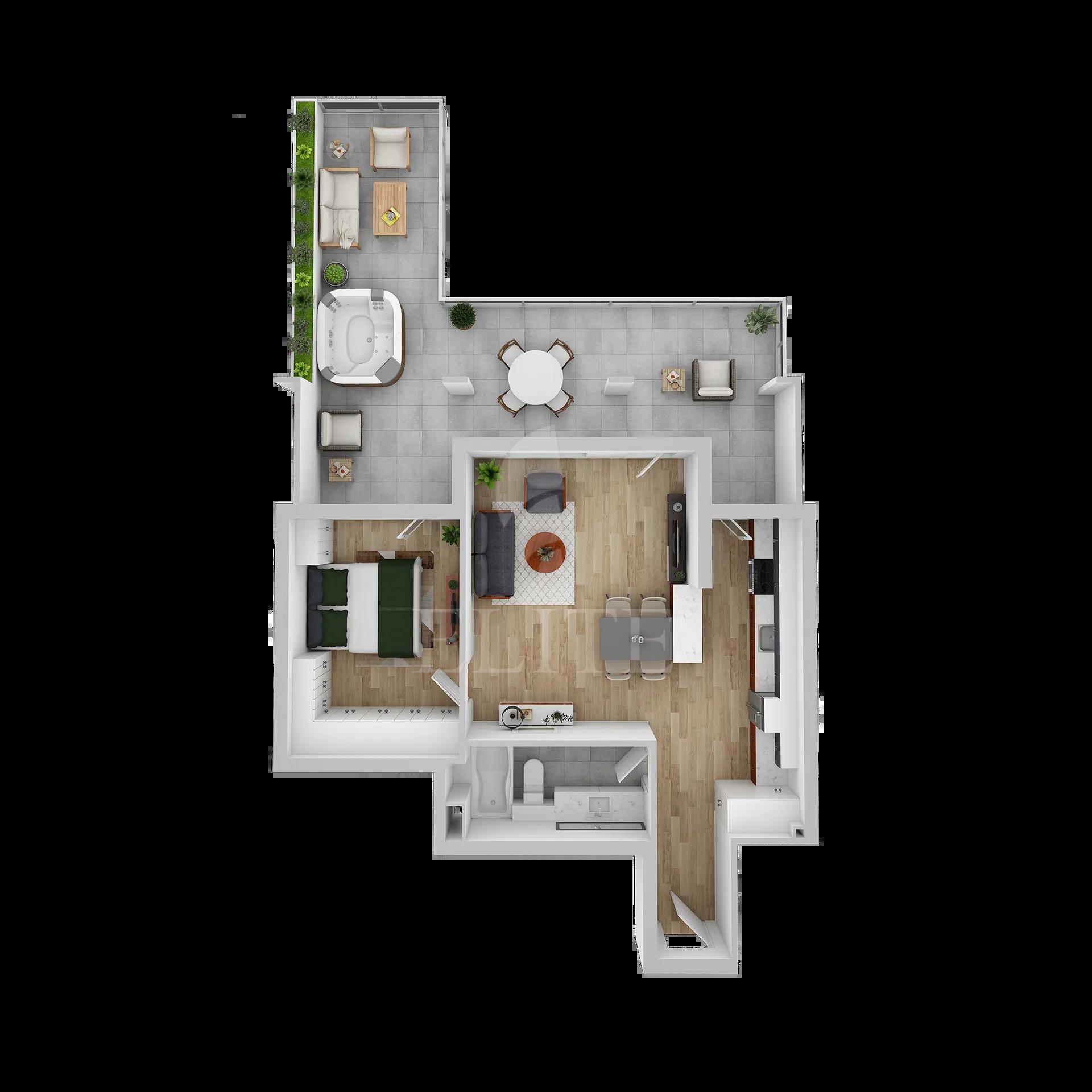 Apartament 2 camere în zona IULIUS MALL-1196896