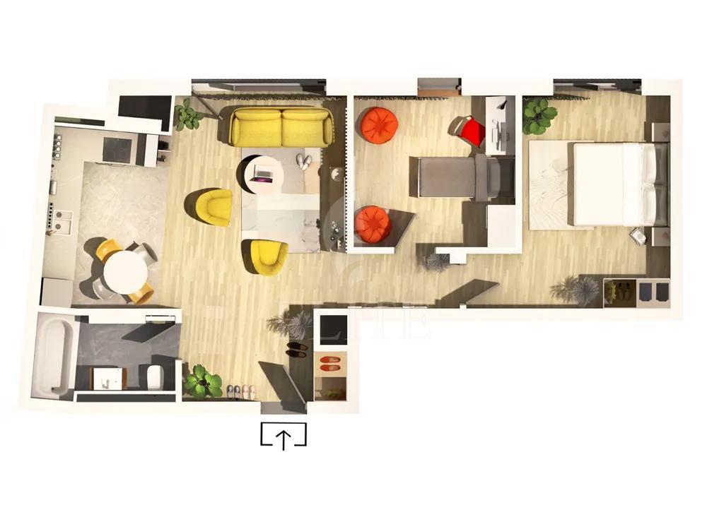 Apartament 3 camere în zona SEMICENTRALA-1198000