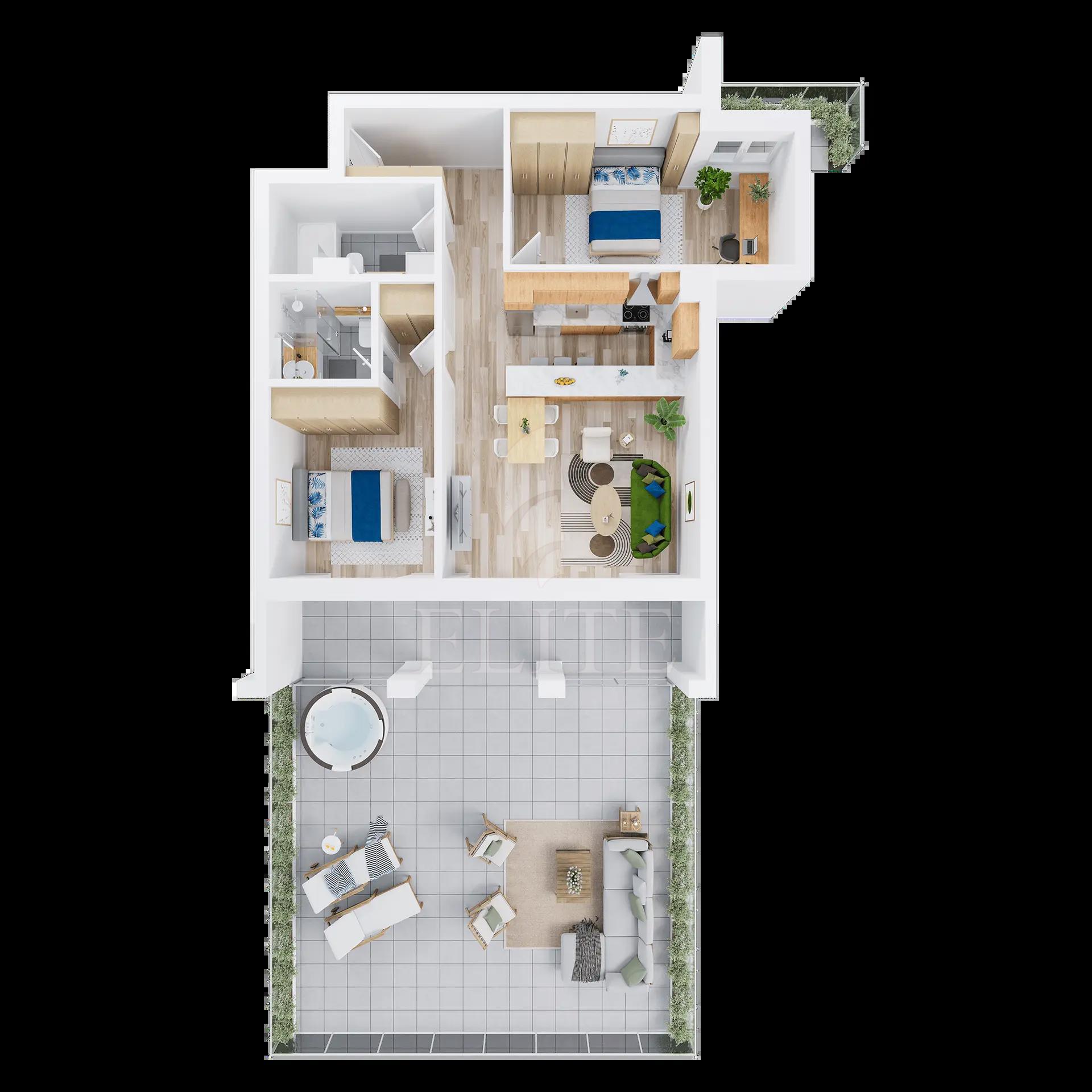 Apartament 3 camere în zona IULIUS MALL-1199158