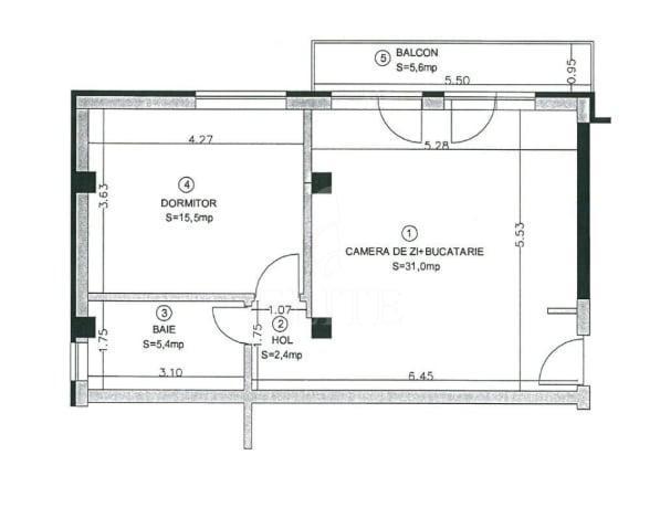 Apartament 2 camere în zona CALEA TURZII OMV-1216680