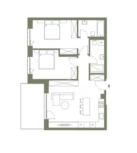Apartament 3 camere în zona GARII-1238793