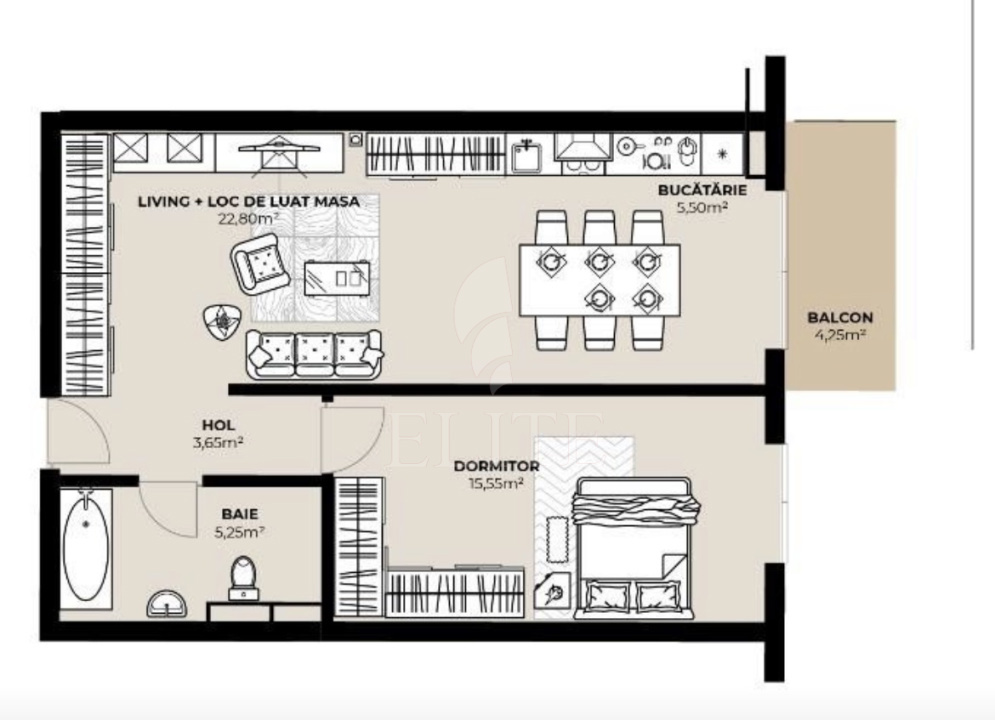 Apartament 2 camere în zona strazii Fabricii-1240930