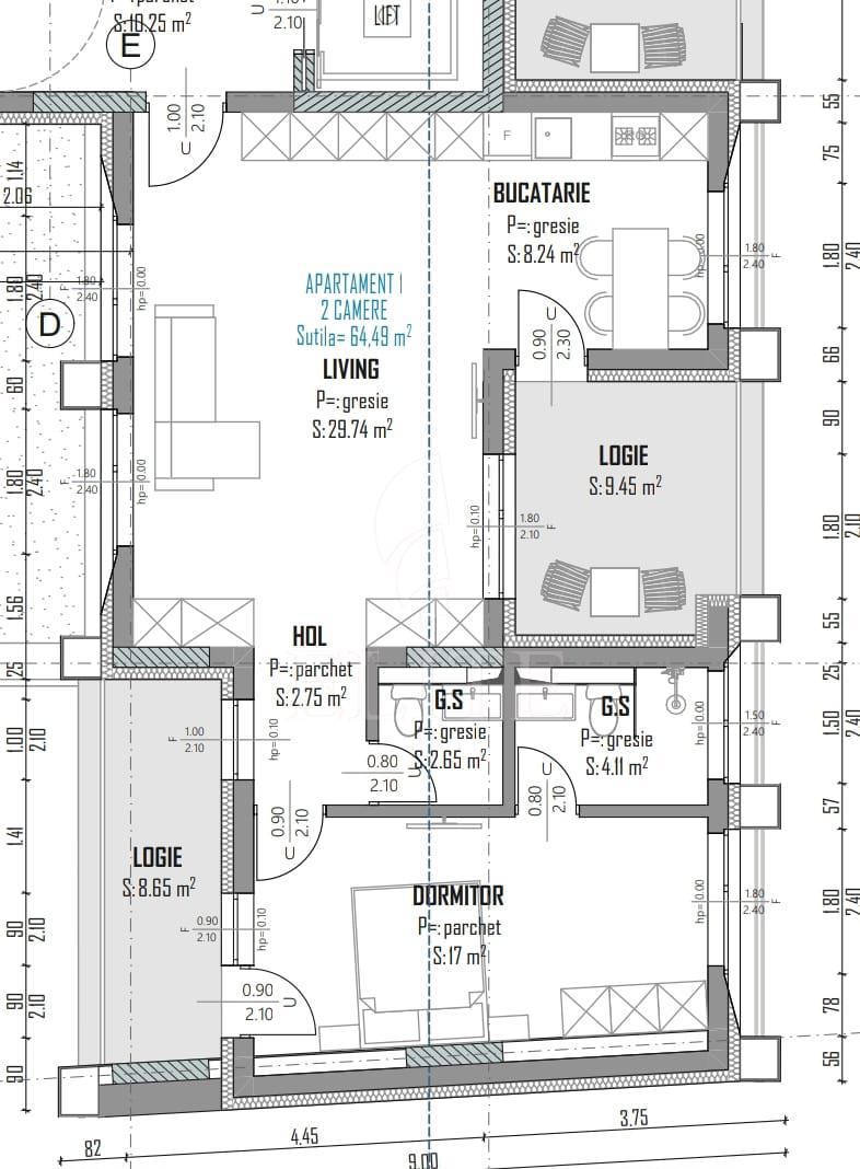 Apartament 2 camere în zona  MARASTI-1243007