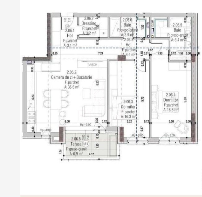 Apartament 3 camere în zona PIATA CIPARIU-1249790