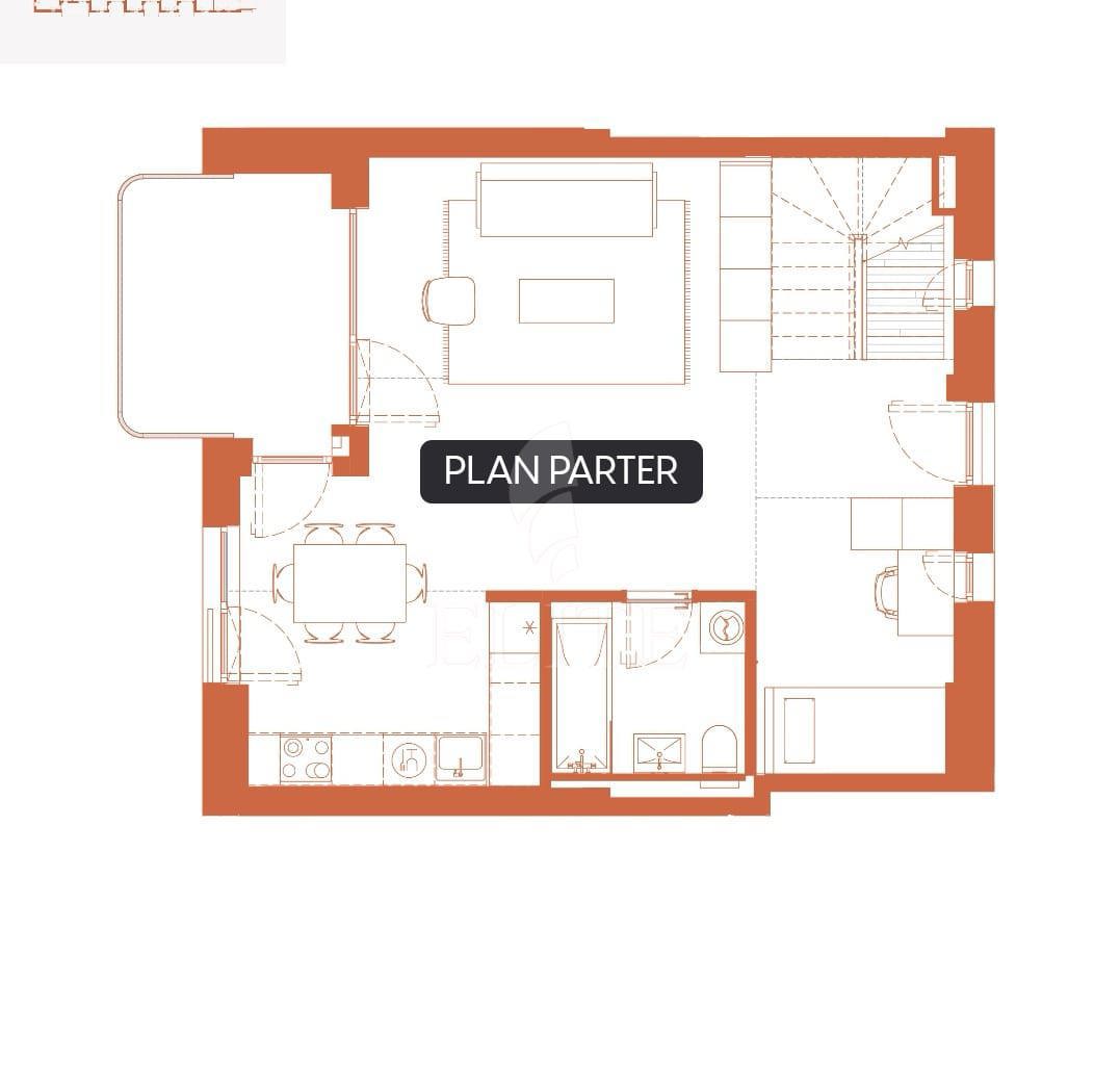 Apartament 3 camere în zona GARII-1250759