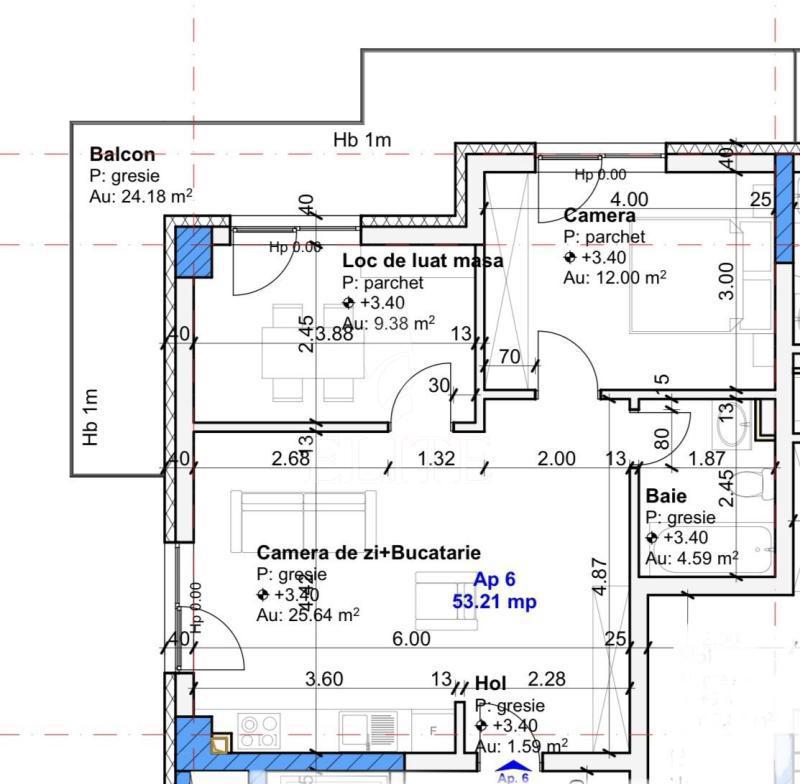 Apartament 3 camere în zona INTRE LACURI-1268822
