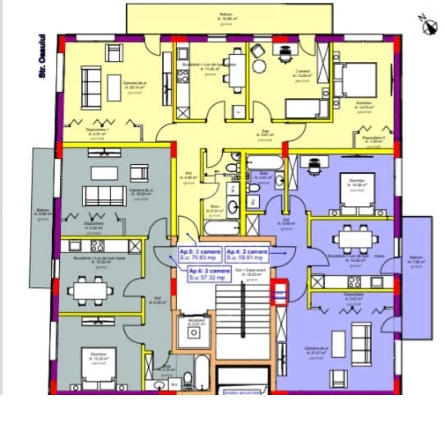 Apartament 2 camere în zona OASULUI-1280179
