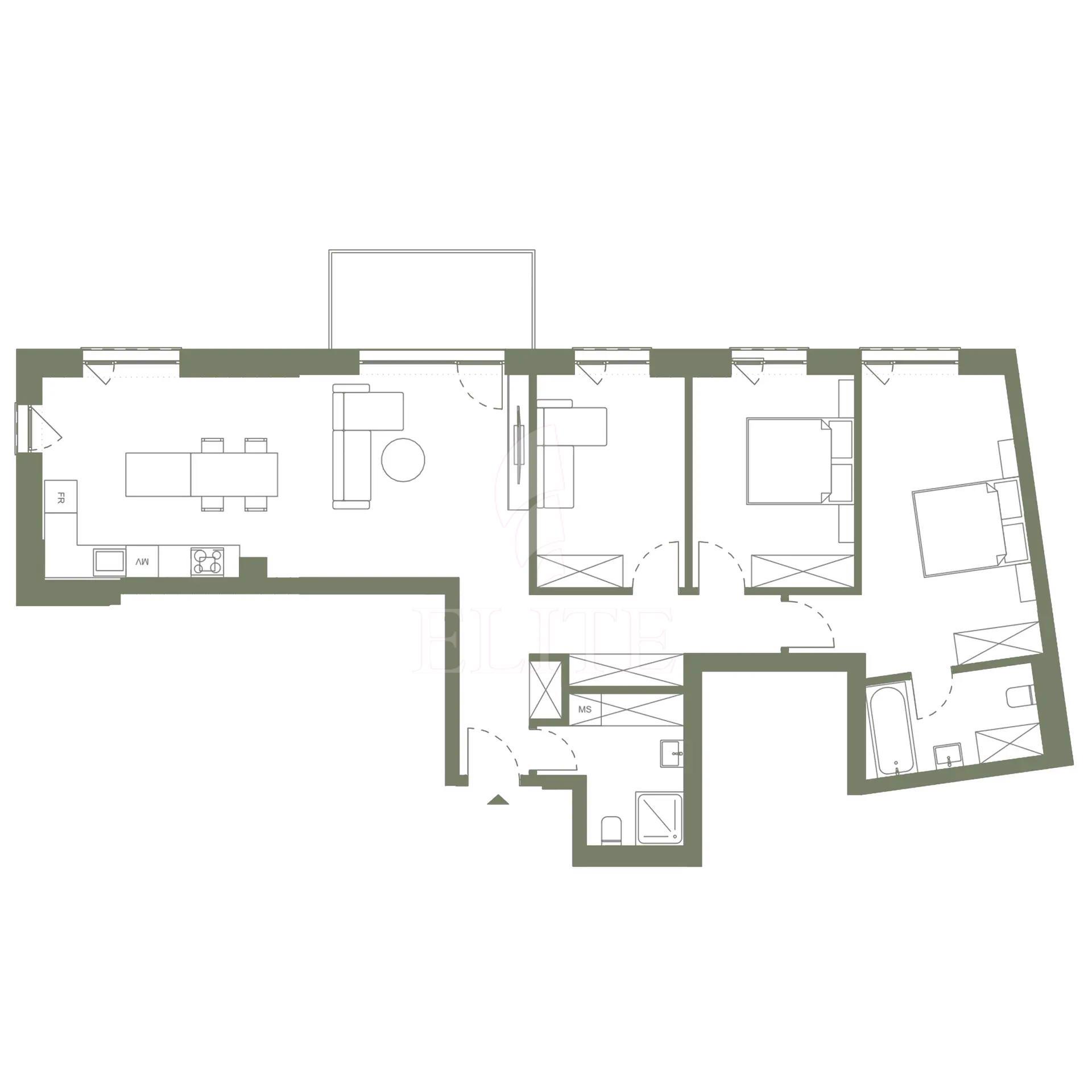 Apartament 4 camere în zona GARII-988700